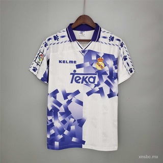 1996 1997 Real Madrid Tercera Camiseta De Fútbol Retro De Visitante DXhs