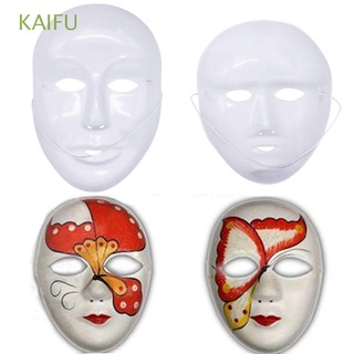 kaifu 3d mascarada protección para hombre femenino protección halloween decoración mardi gras blanco diy disfraz fiesta protección de ojos cara completa cosplay props