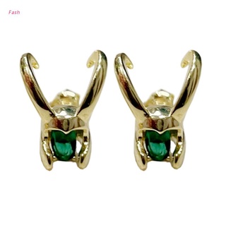 Fash New Trendy Earring Loki Helmet Earrings Male Ear Studs Lady Daily Wear Supplies
