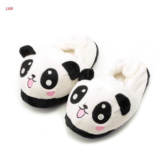 LUN Mignon Yeux Panda Femmes Pantoufles Belle Cartoon Indoor Accueil Soft Shoes
