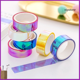 [VIP] cinta láser adhesiva colorida impermeable DIY álbum de recortes/cuaderno decoración