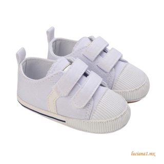 qg zapatos de cuna para bebé/niñas/zapatos antideslizantes a rayas/tenis de suela suave para bebés