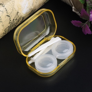 bonjo Clear Cosmetic Contact Lenses Case Eyes Care Holder Container Travel Accessaries (9)