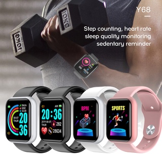 y68 smart watch ip67 impermeable pulsera inteligente bluetooth pulsera relo monitor de frecuencia cardíaca deportes fitness smart band (1)
