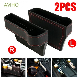 aviho black seat gap pocket plástico + cuero asiento de coche gap coche organizador nuevo fácil de instalar más limpio y organizado durable caja de almacenamiento del coche
