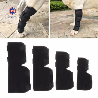 caere 1 Pair Shockproof Pet Dogs Rear Legs Brace Guard Knee Hock Protector Support Pad
