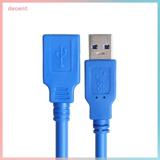 Cable de extensión USB 3.0 para computadora 0.5m USB AM-AF azul (6)