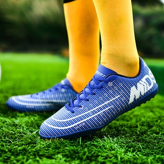 Hombres zapatos de deportes al aire libre césped fútbol botas de entrenamiento Tiempo FG zapatos de fútbol zapatillas de deporte de fútbol sala zapatos kasut bola sepak