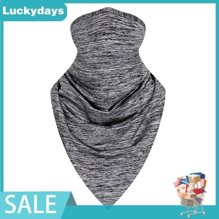 Luckydays - máscara deportiva transpirable de Color sólido (gris) (1)