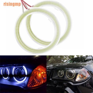 Risingmp (¥) luz Led COB para motocicleta, luz antiniebla, anillo de coche DRL, luces diurnas