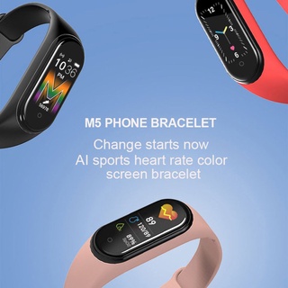 m5 smart fitness pulsera reloj ips pantalla oxígeno monitor de frecuencia cardíaca pulsera inteligente impermeable tracker pulseras