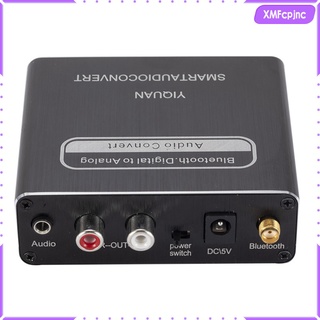 [XMFCPJNC] Digital to Analog Audio Converter MP3 WAV WMA Microphone Audio Decoder Digital Optical for Mobile Music Active Speakers