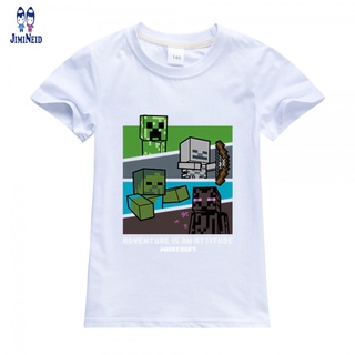 [tiempo limitado]para hombre y mujer universal minecraft camiseta infantil nueva camiseta de manga corta niños cottontt-shirt top uhit