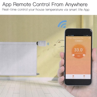 YIN TUYA Zigbee3.0 Wifi TRV termostato termostático radiador actuador Control de voz