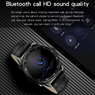 2021 Nuevo Bluetooth Llamada Reloj Inteligente Hombres Full Touch Deporte Fitness Relojes Impermeable Frecuencia Cardíaca Banda De Acero Smartwatch Android iOS (7)