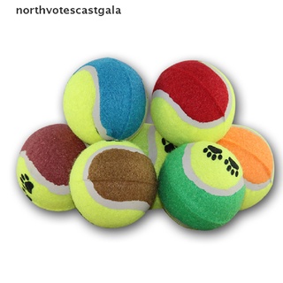 Ncvs Micro elastic dog training ball Pet toy throwing tennis ball footprint pattern Gala