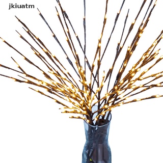 jkiuatm led willow branch lámpara floral luces 20 bombillas hogar navidad jardín decoración mx