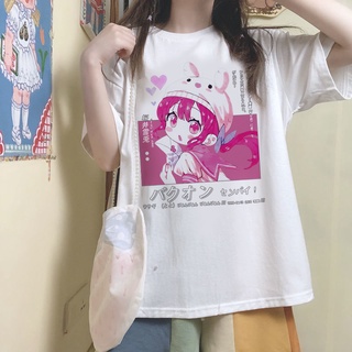 🔥🔥 𝐇𝐎𝐓🔥🔥 Graphic t shirts Y2k Kawaii Clothes Plus Size Women Clothing Anime Goth Summer Clothes Harajuku Aesthetic Korean Fashion T Shirt (2)