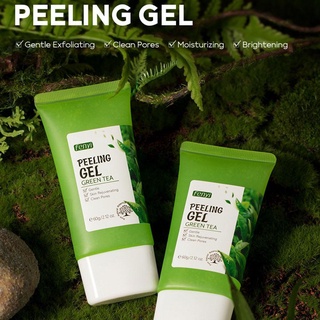 fenyi té verde exfoliante peeling gel exfoliante facial exfoliante nutritivo reparación de la piel cuidado blanqueamiento cara v5r0