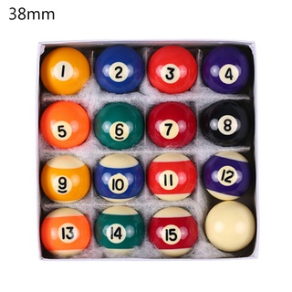 aplaysports 16pcs 32/38mm resina mini bola de billar niños juguete pequeña piscina cue bolas conjunto completo mini mesa de billar accesorios (9)