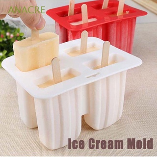 anacre verano helado molde hogar herramientas de cocina fabricante de hielo 3d reutilizable barra de silicona accesorios freeze kids ice stick
