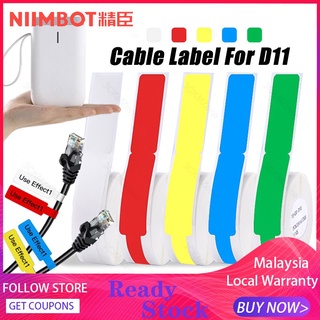 niimbot etiqueta de cable para d11 impresora térmica bluetooth impresora térmica etiqueta de papel uso para sala generadora offic