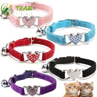 Adorable collar de teak con Cristal elástico Para perros/Gatos/cachorros