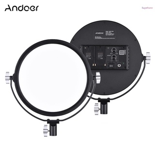 Fayshow Andoer OLED-260S 3200K-5600K Bi-Color temperatura regulable LED Video luz de relleno CRI 95+ 30W salida ajustable brillo