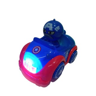 Mobilan coche de juguete en sonido y luz - vehículo de juguete capitán américa personaje - juguete Mobilan Boys