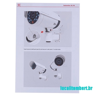 () 1:1 modelo de papel falso de seguridad maniquí cámara de vigilancia modelo de seguridad rompecabezas (9)