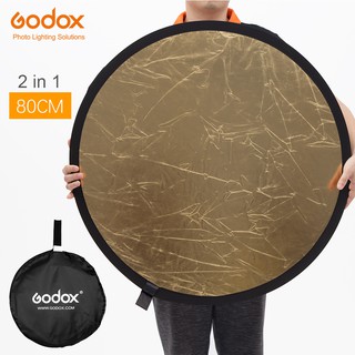 Godox "80cm 2 en 1 portátil plegable luz redonda Reflector de fotografía