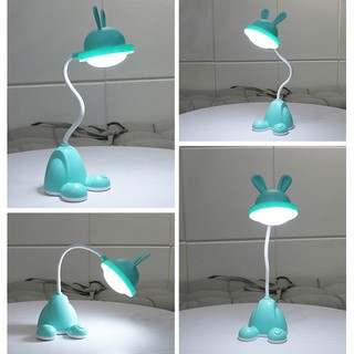 Lámpara De Noche En Forma De Conejo Divertido Escritorio Luz (3)