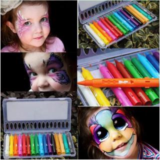 BTY lápices de pintura facial de 16 colores/lápiz de cuerpo/pluma/marcador para fiesta de niños
