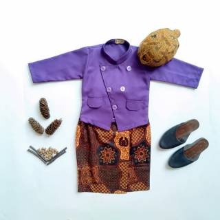 Ethnickidswear Beskap Anak traje Beskap Batik Dalang camisa Javanese tradicional camisa