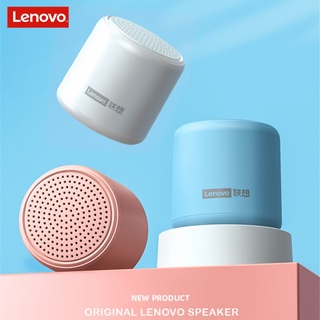 Lenovo L01 TWS Altavoz Bluetooth Altavoz portátil para exteriores Inalámbrico Mini cilíndrico Impermeable Estéreo Música Altavoz envolvente alto y bajo con micrófono