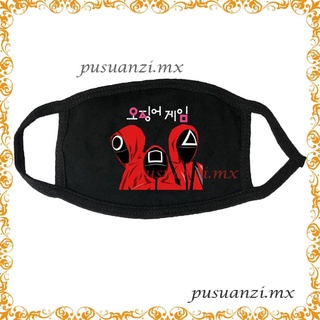 Mask For Squid Game Adult Children Mask Thickened Ice Fabric Absorb Dust Mask[:-P]