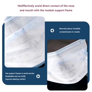 2 pza Máscara Facial respirable con soporte Para Evitar confiencias y reutilizables lavables (3)