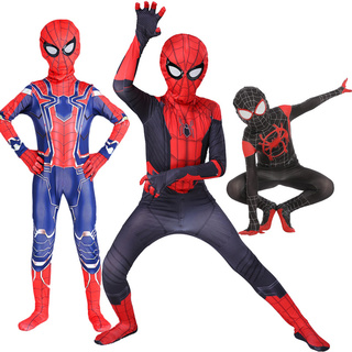Niños Spider-Man superhéroe Cosplay disfraz de los niños Spiderman mono de araña hombre araña traje (3)