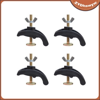 4 Pieces CNC Arcuate Press Plate Clamp - T Track Hold Down Clamps Woodworking, Lightness, Convenience, Good Toughness,