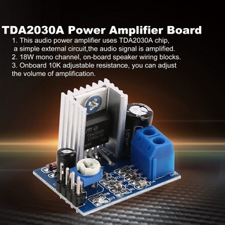 MMY TDA2030A Super Mini DC 6-18V amplificador de Audio de potencia módulo de doble canal