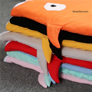 Bed_Cartoon forma de tiburón bebé recién nacido Anti patada algodón caliente saco de dormir manta (9)