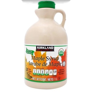 Jarabe De Maple Organico Kirkland signature arce Syrup botella de 1 Litro Grado A USDA organic