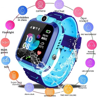 Q12 Smart Watch Kid Watches/1.44 Pulgadas Chat De Voz GPS Finder Localizador Rastreador Anti Perdido Monitor Con Caja