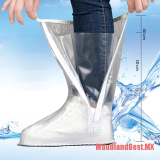 【dBest】Waterproof Rain Reusable Shoes Cover Slip resistant Zipper Rain Boots Overshoes