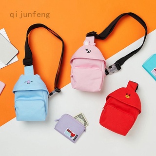 Qijunfeng BTS bolsa de pecho mini diagonal bolsa de hombro