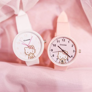 [Kegllect] Reloj De Dibujos Animados Lindo De Hello Kitty Para Niños (4)
