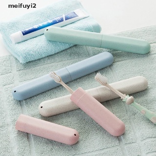 [meifuyi2] estuche portátil para cepillos de dientes, paja de trigo, portátil, cepillo de dientes, protector 768o
