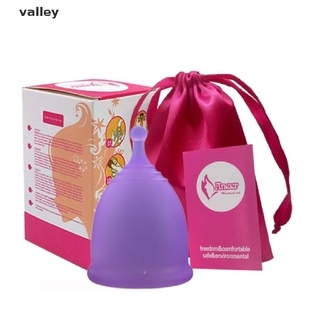 Valley Vaginal Higiene Femenina Copa Menstrual Grado Silicona Reutilizable Mujeres Taza MX