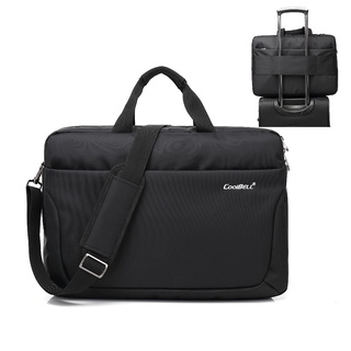coolbell impermeable nylon 17 17.3 pulgadas portátil bolso hombre bolso de hombro bolsa de mensajero para macbook pro ordenador negro gris 2070