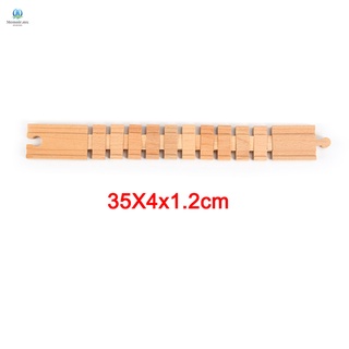 Wooden Train Track Accessories Railway Compatible with Wood Trains Wood Tracks Railway Toys for Kids